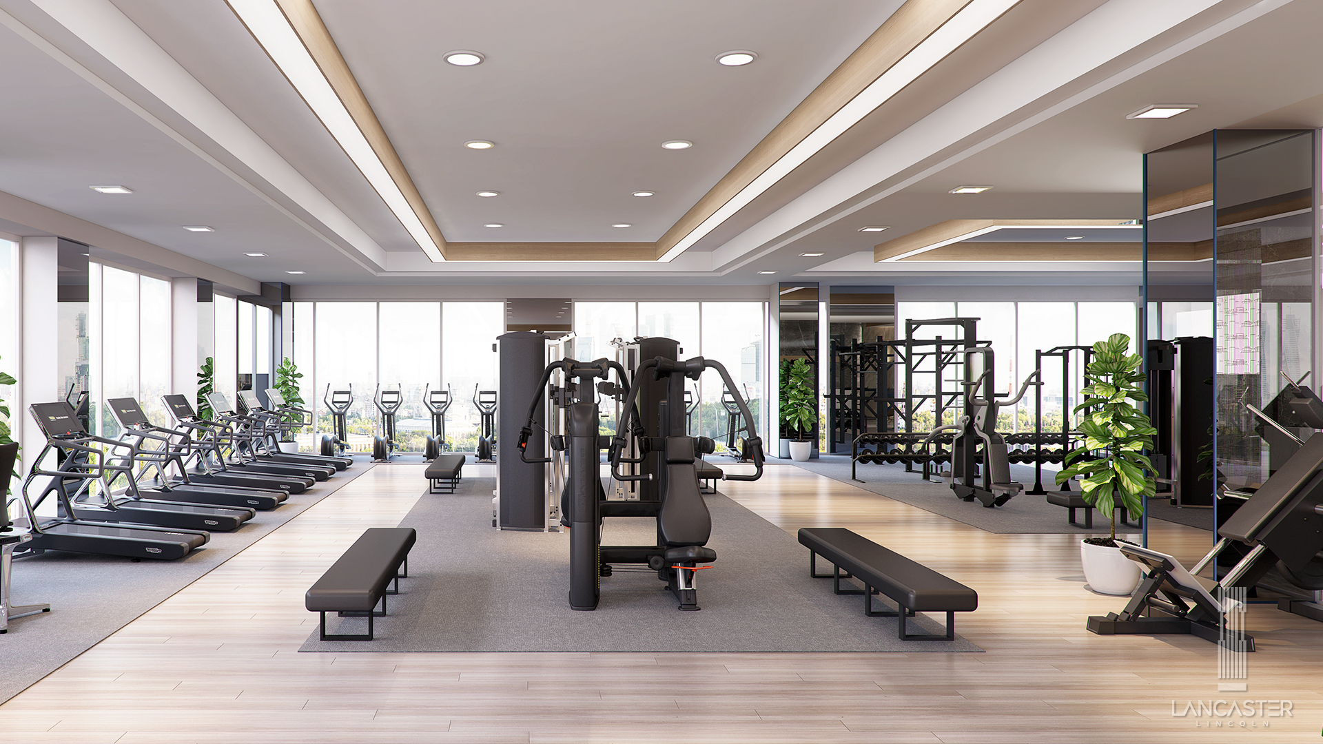 Tiện ích phòng Gym tại Lancaster Lincoln Tiện ích phòng Gym tại Lancaster Lincoln