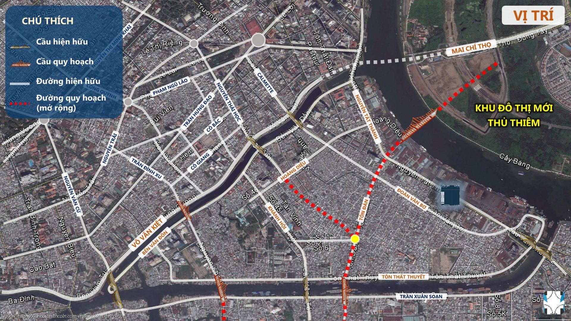Quy hoạch giao thông Quận 4 và vị trí kết nối của dự án Lancaster Lincoln