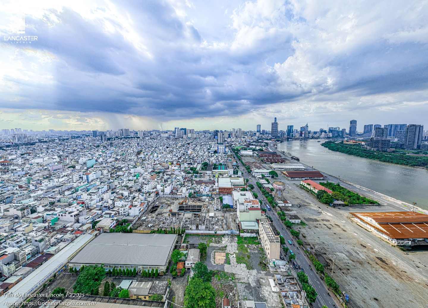 Tiến độ Xây Dựng Căn Hộ Chung Cư Lancaster Lincoln 10/2025