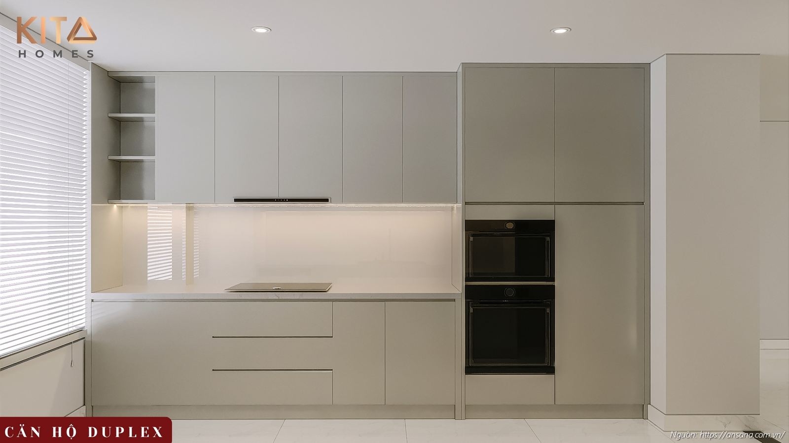 Nhà mẫu căn hộ Duplex thông tầng dự án Ansana By Kita Bình Tân mặt tiền Võ Văn Kiệt