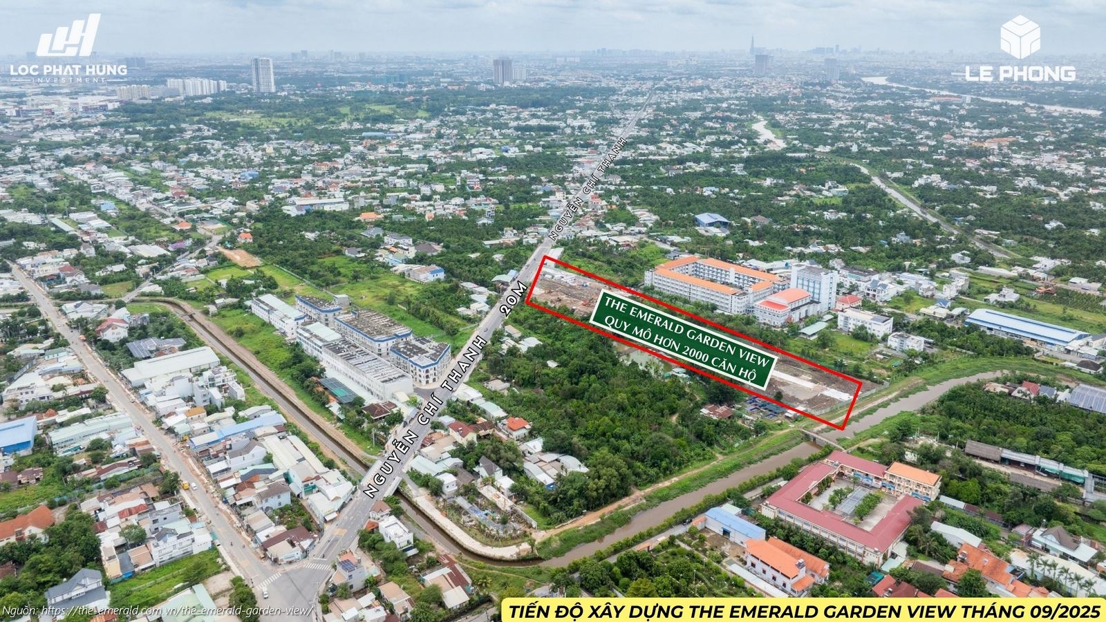 Tiến độ xây dựng dự án The Emerald Garden View Tháng 09/2025: Toàn cảnh công tác san lấp và chuẩn bị mặt bằng